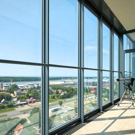 Sea View Apartment On 19Th Floor 克莱佩达 外观 照片