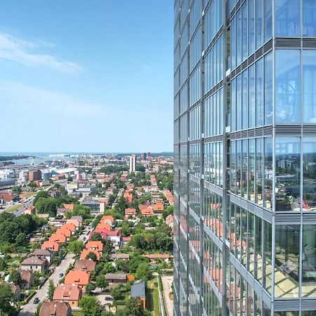 Sea View Apartment On 19Th Floor 克莱佩达 外观 照片