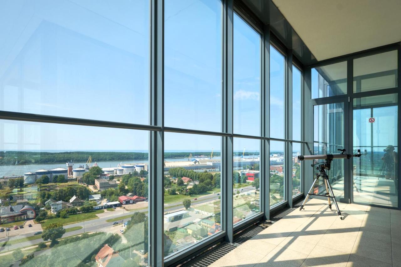 Sea View Apartment On 19Th Floor 克莱佩达 外观 照片